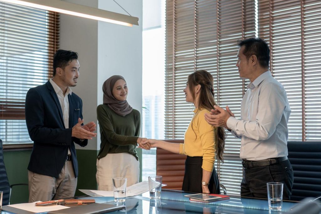 business leaders building trust representing Indonesia investment diplomacy relationship approach
