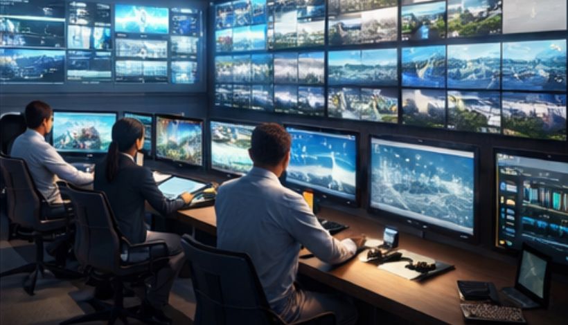 Smart governance control center using AI systems in modern city