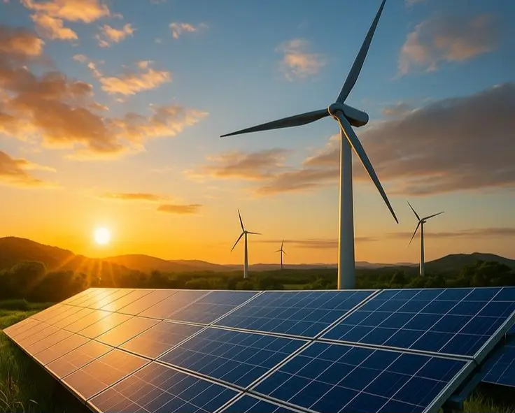 Renewable energy infrastructure supporting sustainable development in Raja Ampat.