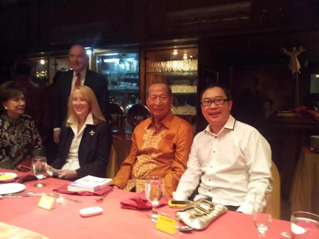 Rusmin Lawin with the late Dr. Ciputra and his family, celebrating the legacy of one of Indonesia's most influential real estate visionaries and Rusmin's lifelong mentor.