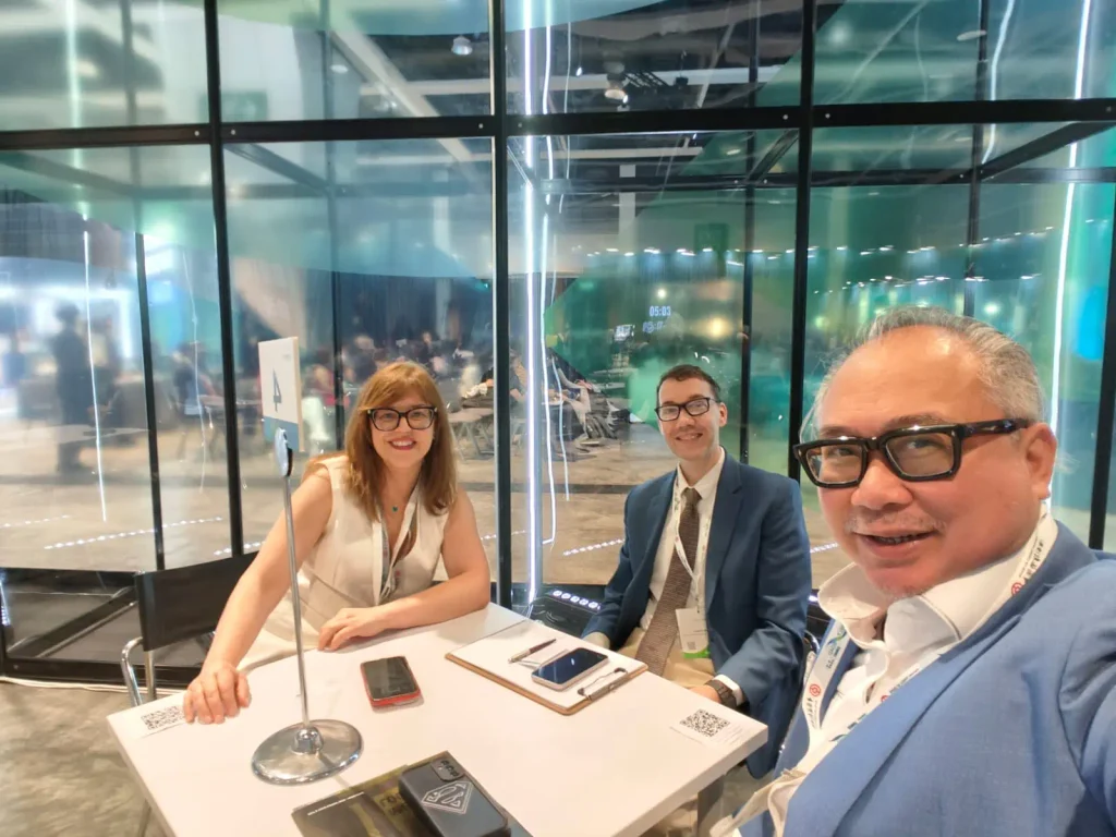 Dr. Alina Aeby and Rusmin Lawin representing Silicon Valley PropTech and Asia Pacific real estate leadership