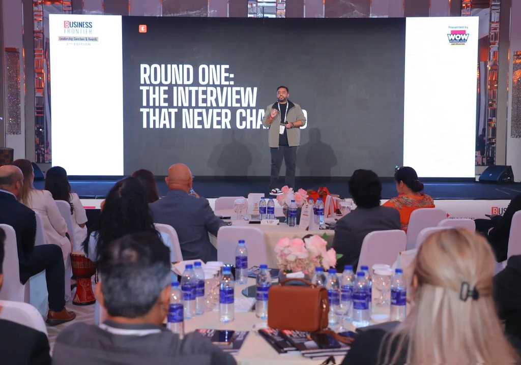 Business leaders and entrepreneurs network at Business Frontier Leadership Conclave & Awards 2026