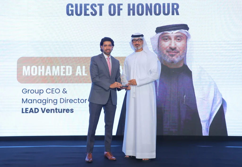 Mohamed Al Banna, Group CEO & Managing Director of LEAD Ventures, on stage