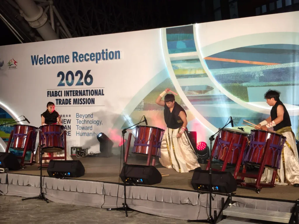 FIABCI welcome reception at Taichung International Convention and Exhibition Center