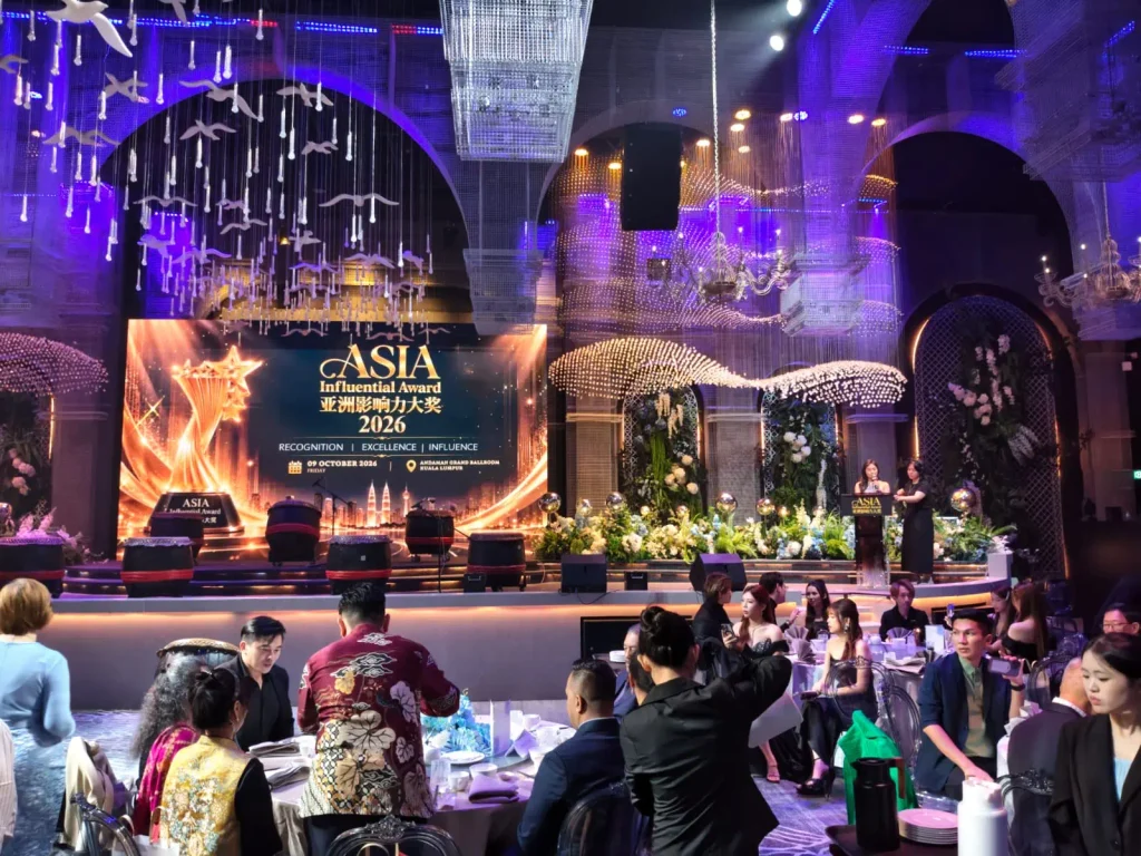 Distinguished guests and industry leaders gathered at the Asia Influential Award 2026 ceremony in Kuala Lumpur